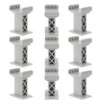 thumbnail image 2 of 9Pcs Train Bridge Support Riser Train Track Bridge Pier Toy Kids Train Track Toy Accessories, 2 of 3