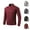 Wine, variant on Half Zip Golf Pullover Men High Elasticity Long Sleeve Mock Neck Pullover Mens Sports Running Warm Fitness Pullover Sweatshirt Wine