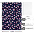 thumbnail image 2 of 4 Pcs Pioneer Flower Floral Print Pattern Funny Kitchen Towels, Microfiber Dish Towels, Kitchen Tea Towels Set 18" X 26", 2 of 6