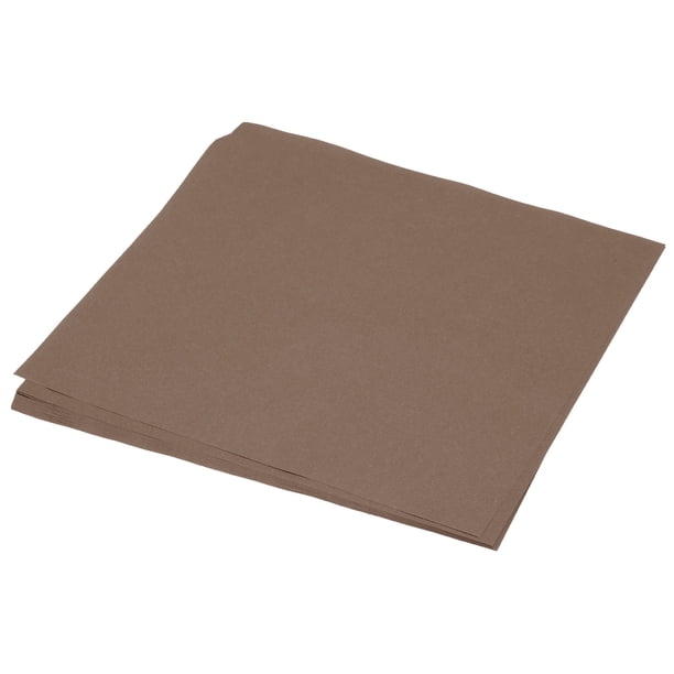 Papel de origami de 25 hojas, doble cara, marrón, hoja cuadrada de 10x10 pulgadas para proyectos de arte y manualidades
