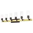 thumbnail image 3 of Livex Lighting - Beckett - 6 Light Bath Vanity in Industrial Style - 47.5 Inches, 3 of 14
