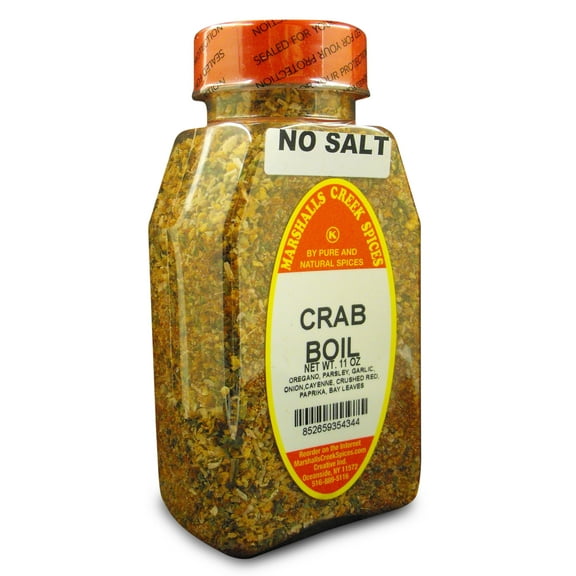 Marshalls Creek Spices CRAB BOIL SEASONING NO SALT 11 ounce