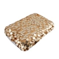 thumbnail image 6 of Efavormart 54" x 4 Yards Gold Payette Sequin Fabric Roll with Mesh Fabric Base, 6 of 7