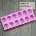 thumbnail image 4 of Topbathy 3pcs Pumpkin Ice Cube Pink Silicone Mold DIY Tool for Home Users, 4 of 8