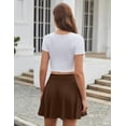 thumbnail image 5 of Zeagoo Skirt for Women Pleated Skirts for Women Going Out Fashion Mini Skirt Casual Short Skirts, 5 of 6