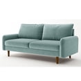 thumbnail image 5 of Koby Home Sectional Sofa Sleeper Couch 3-Seater Sofas 70" Couches for Living Room Stale Mint, 5 of 7