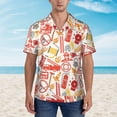 thumbnail image 4 of Goofa Firefighter Icons Hawaiian Shirt for Men, Unisex Summer Beach Casual Short Sleeve Button Down Shirts,Aloha Tropical Floral print shirt-Small, 4 of 9