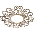 thumbnail image 2 of 22"OD x 8 3/8"ID x 1/4"T Reims Wood Fretwork Pierced Ceiling Medallion, Birch, 2 of 3