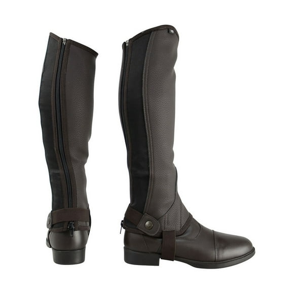 HyLAND Adults Synthetic Combi Leather Half Chaps