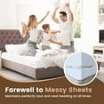 thumbnail image 2 of Bed Sheet Holders for Corners, Sheet Holders Keep Sheets Firm & Tight - Lock Fitted Bed Sheet Holder 4PCS, Sheet Straps for All Sheet Mattress Sizes Easy Installation, 2 of 6