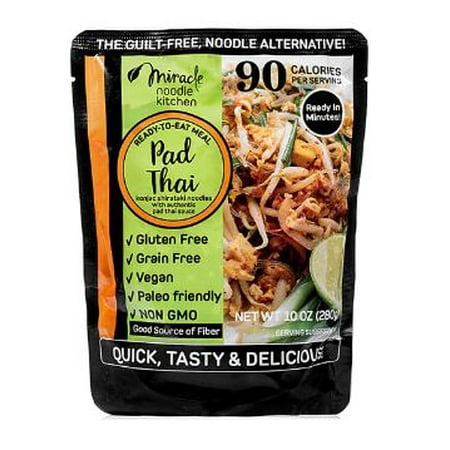 Miracle Noodle Ready-To-Eat-Meal Pad Thai -- 10 (Best Ever Pad Thai)