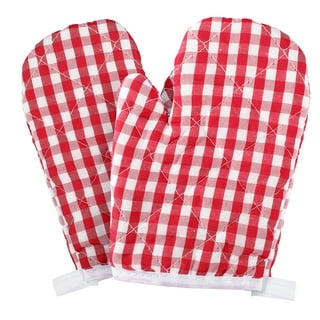 DOITOOL 2Pcs Kids Oven Mitts for Children Play Kitchen, Microwave Oven  Gloves Kitchen Baking Mitts, Red Checkered Heat Resistant Kitchen Mitts for  Safe Backing Cooking BBQ (Red Checkered) - Yahoo Shopping