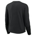 thumbnail image 3 of Women's Nike Black Las Vegas Raiders Large Logo Cropped Long Sleeve Fashion T-Shirt, 3 of 3