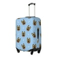thumbnail image 2 of Daiia German Shepherd Puppy Luggage Cover, Thickened Washable Travel Luggage Covers, Elastic Unique Baggage Covers for 18-20 inch Luggage-Small, 2 of 9
