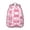 Pink-54, variant on Floral Print Breathable Bookbag, Padded Back Panel & Spacious Compartment for Students
