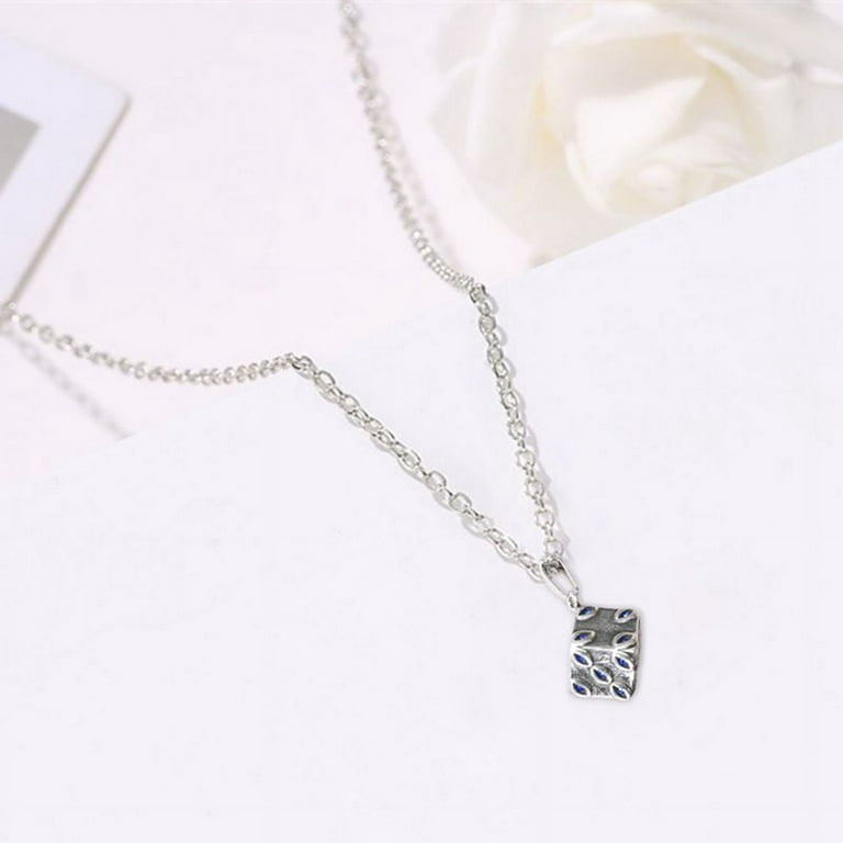 1pc Fashionable Metal Flower Necklace, Simple Design, Great For
