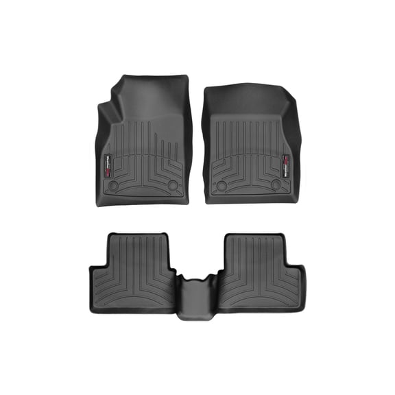 WeatherTech Custom Fit FloorLiners compatible with Chevrolet Cruze Limited, Cruze - 1st & 2nd Row, Black