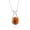 Oval, variant on Sterling Silver Natural Amber Necklace - Natural Gemstone Jewelry - Genuine Amber Necklace for Women - Teardrop Amber Pendant Necklace