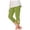 Green, variant on Girls Capri Leggings with Bow Tie Cutout, High Waist Stretchy Cropped Leggings, Kids Casual Yoga Capri Pants, Solid Color Tie Hem Leggings for Toddler & Little Girls(Hot Pink/5-6 Years)
