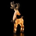 thumbnail image 4 of Northlight Lighted Reindeer Outdoor Christmas Decoration - 37.5" - Clear Lights, 4 of 10