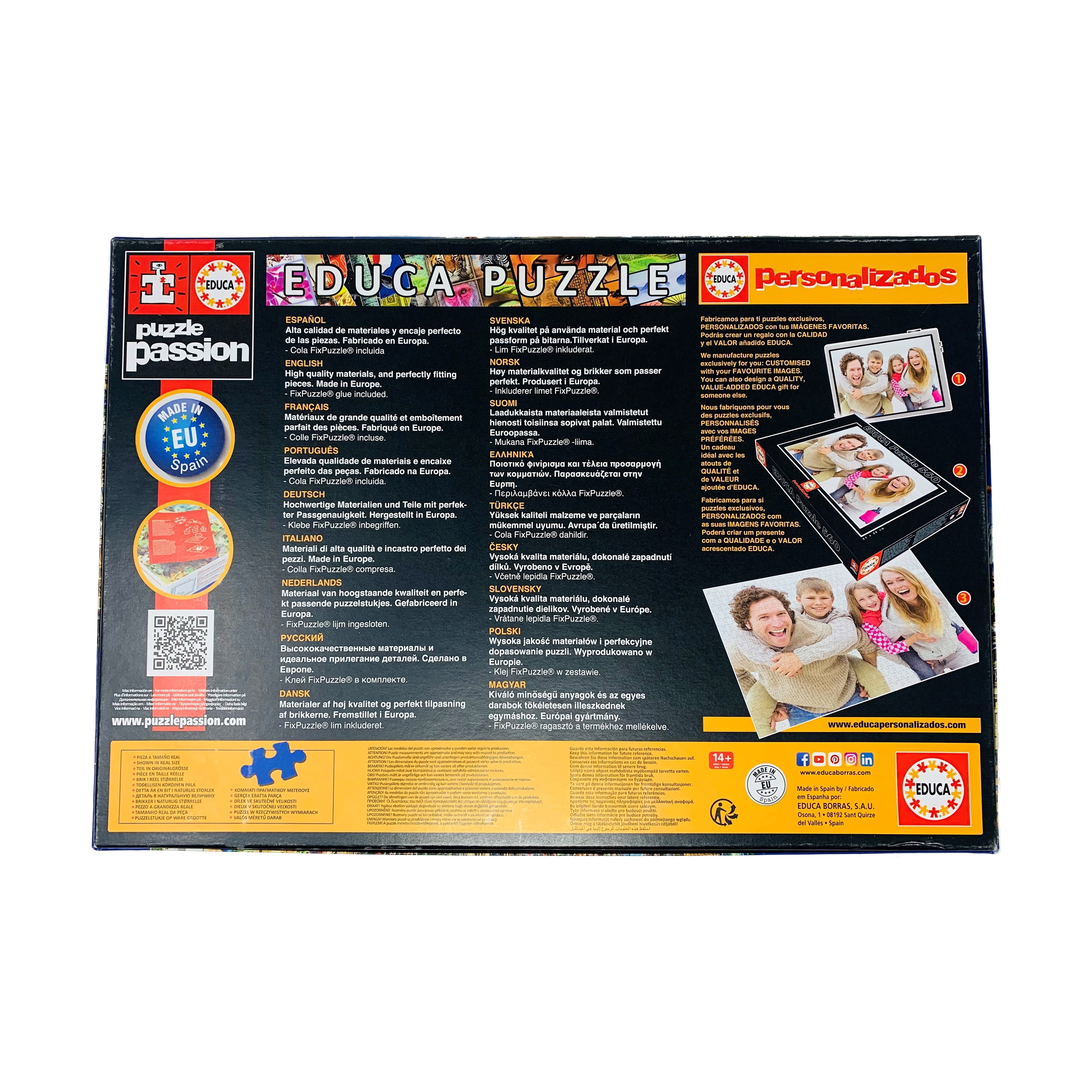Educa Borrs 17697 Symbole Von Europa Educa Borras Europe Landmarks 2000 Piece Jigsaw Puzzle, Multi