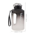 thumbnail image 2 of Raindrops Large Capacity PC Sports Bottle - Assorted Colors, Leak- , Hydration Bottle for Outdoor Activities, 2 of 8
