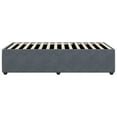 thumbnail image 2 of vidaXL Bed Frame Upholstered Box Spring Base Bedroom Furniture Velvet, 2 of 16