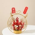 thumbnail image 1 of Adorno de de estilo chino, centro de mesa decorativo de otoño, , Año Nuevo para fiesta, decoración de vacaciones de interior de Estilo A perfecl Cesta China, 1 of 8