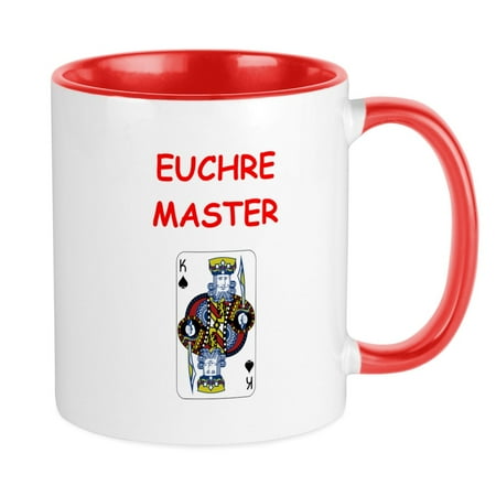 

CafePress - Euchre Mugs - Ceramic Coffee Tea Novelty Mug Cup 11 oz