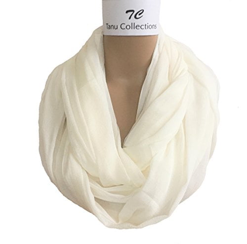 white chiffon shawl