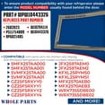 thumbnail image 5 of Whole Parts Refrigerator Door Seal Gasket (Grey Color), Single Piece, Part# WPW10443326 - Replacement & Compatible with Some Jenn Air, Kitchen Aid, Maytag and Whirlpool Refrigerators, 5 of 6