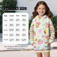 thumbnail image 7 of Psesaysky Capybara Ice Cream Cartoon Print Girls Hoodies Fleece Sweatshirts Hoodie Dress Long Sleeve Cozy lightweight Pullover Tops with Pocket Kids Warm Outwear for 5-6 Years, 7 of 7