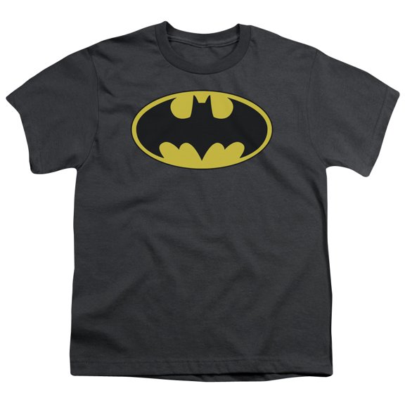 Batman - Classic Bat Logo - Youth Short Sleeve Shirt - Small