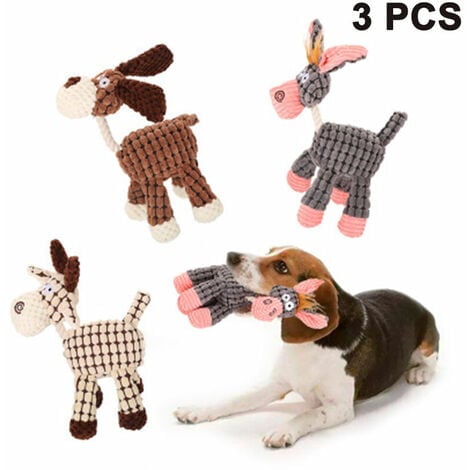 Juguetes para masticar para cachorros, juego de 3 juguetes de cuerda para perros para masticadores agresivos, juguetes para perros con Material seguro para mascotas pequeñas/medianas/grandes, para