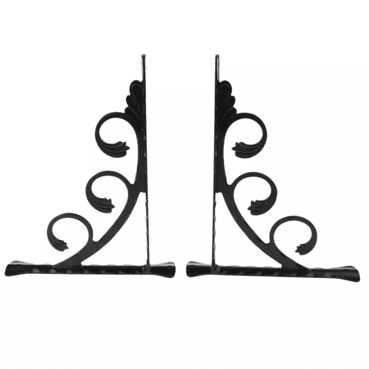10Pcs Wall Mounted L Shaped Angle Bracket Multifuntional Brace Shelf Brackets Decorative Shelf Brackets Wall Brackets S