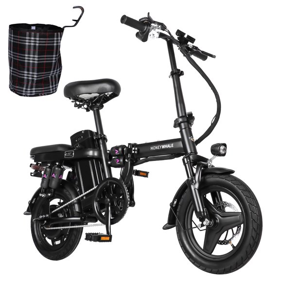 Bicicleta Eléctrica Plegable HONEY WHALE S6 Pro Negro