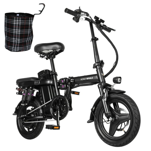 Bicicleta Eléctrica Plegable HONEY WHALE S6 Pro Negro