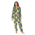 thumbnail image 4 of joogoo Cartoon Duck Flowers Unisex Adults Onesies Pajamas Jumpsuits L, 4 of 7