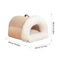 thumbnail image 4 of Antqov Indoor Dog House, Portable Foldable House Bed with Cover Cushion, Soft Kennel Pet Tent & Cave Bed for Cats & Small Medium Dogs Winter Autumns Use Supplies Gifts, 4 of 7