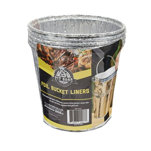 Pit Boss Doublures de seau en aluminium - 6pk