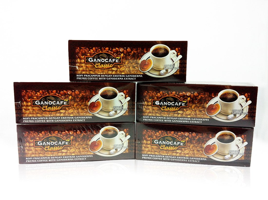 5 Boxes Gano Excel Ganocafe Classic Ganoderma Healthy