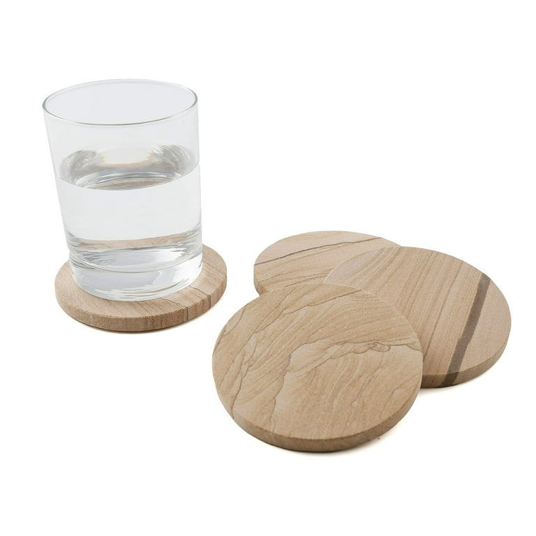 Thirstystone Desert Natural Sandstone Coaster 4 Pack Walmart