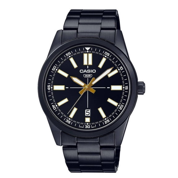 Casio Classic Analog Black Dial MTP-VD02B-1E MTPVD02B-1 Mens Watch