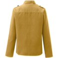 thumbnail image 4 of Chaquetas para mujer Otoño Invierno Lana Botón Blazer Moda Manga larga Damas Traje Abrigos Xemadio HMFJ304-3, 4 of 5