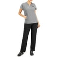 thumbnail image 3 of Hanes ComfortFit Stretch Women's and Women's Plus Mandarin Scrub Top, 3 of 5