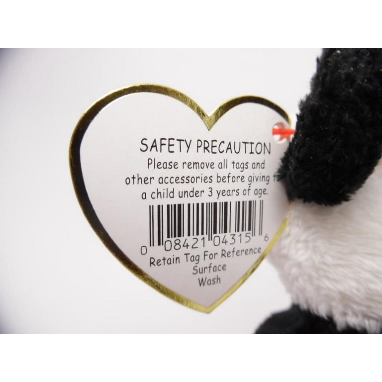 Panda beanie baby best sale tag