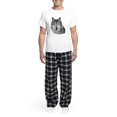thumbnail image 5 of CafePress - Gray Wolf Pajamas - Men's Light Loose Fit Cotton Pajama Set, 5 of 7