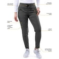 thumbnail image 3 of Adar Pro Scrubs For Women - Ultimate Yoga Jogger Scrub Pants, 3 of 6