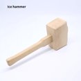 thumbnail image 3 of Pala De Hielo Trituradora De Bolsas De Hielo Madera De Alta Reutilizable Práctico Martillo Hielo Fácil De Usar Ligero Juego De Herramientas Para Triturar Hielo Juego De Barman Para El Hogar Inevent HA021397-00, 3 of 6