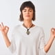 thumbnail image 2 of Collar colgante colgante de mono collar de cuero collar vintage para mujeres, 2 of 5